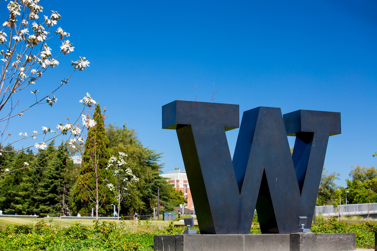 W Located on Rainier Vista. Photo by Dennis Wise.