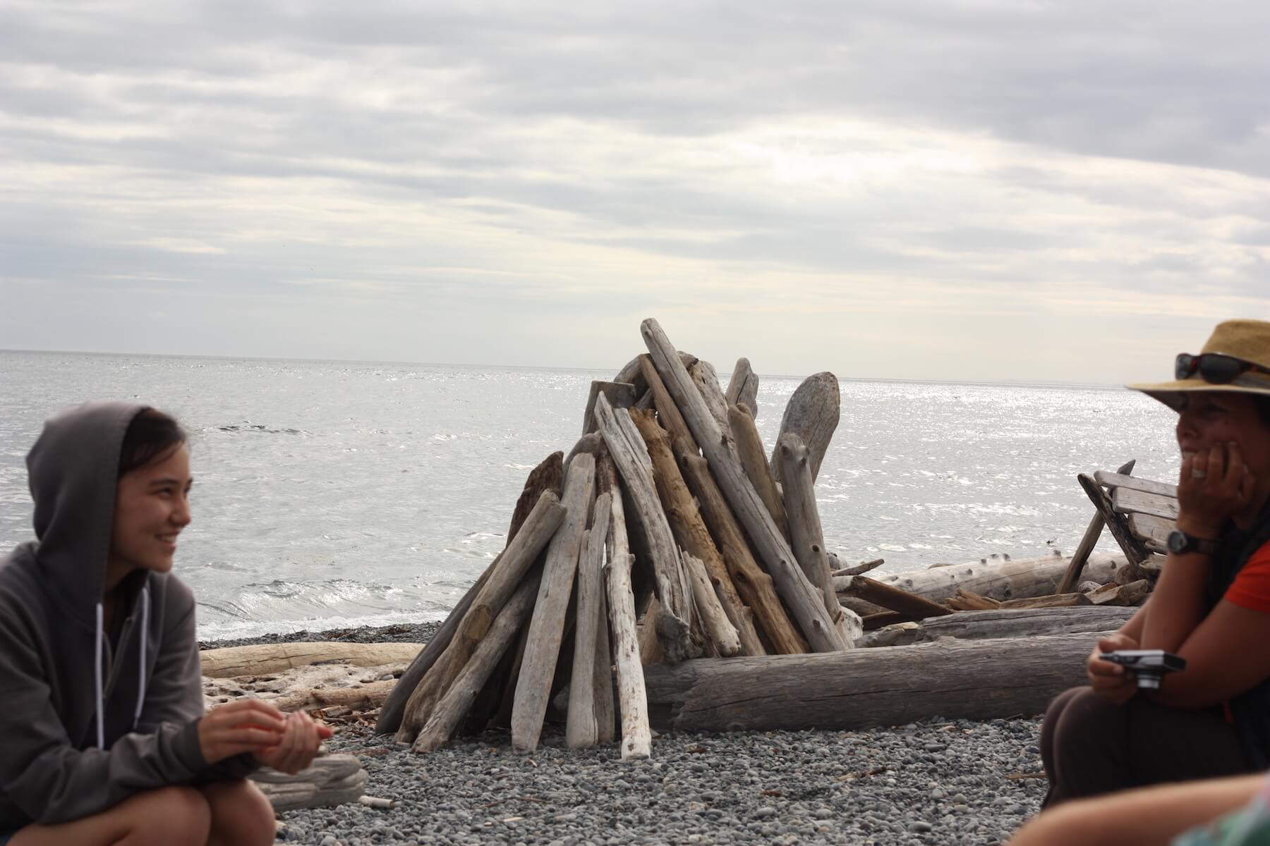 Field Studies - beach class in session