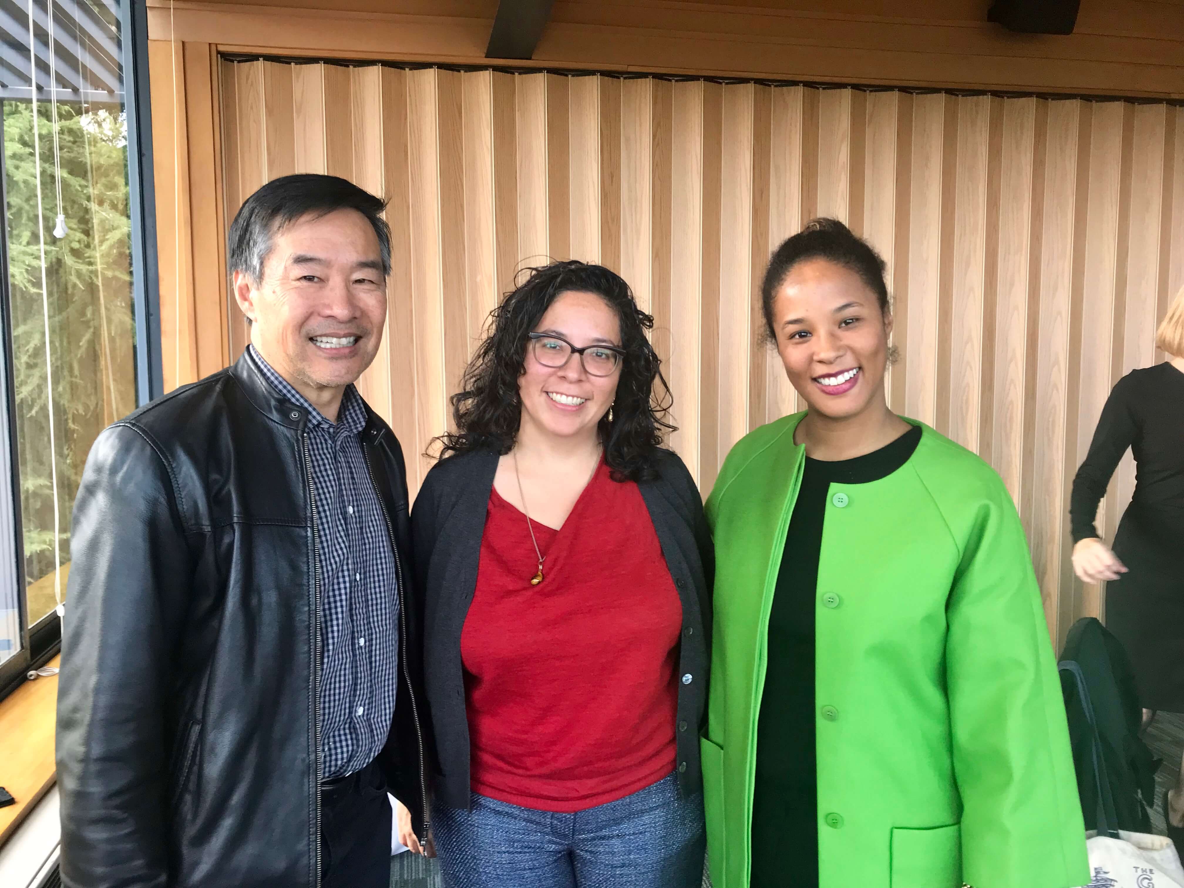 Tom Ikeda, Angélica Cházaro, and Megan Ming-Francis