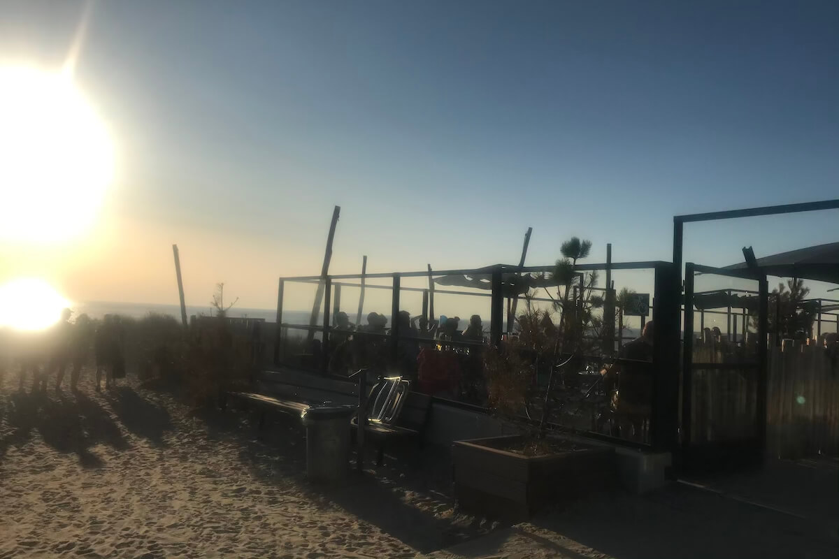 Dune bar a the North Sea