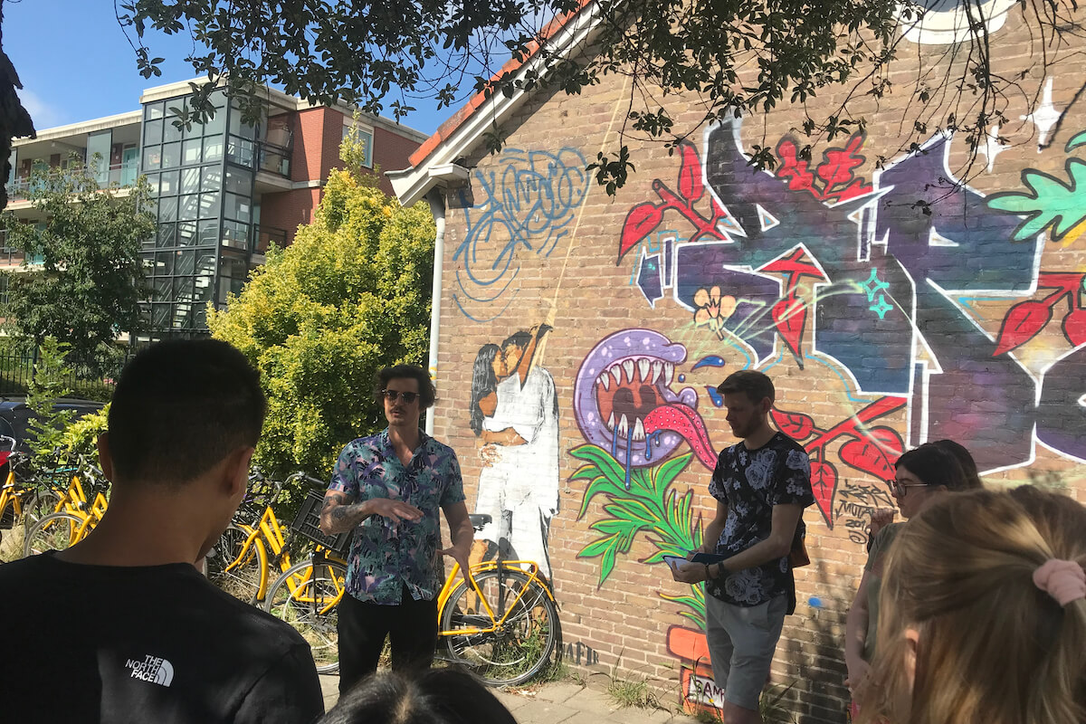 street art museum starting point - Amsterdam
