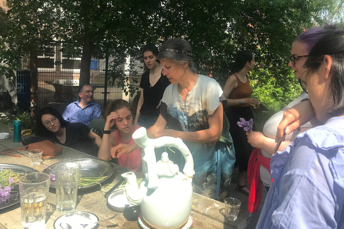 urban garden tea party - Amsterdam