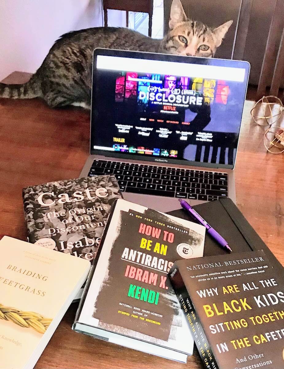 UW Honors Staff Common Reads, book covers of Tatum, Kendi, Wilkerson