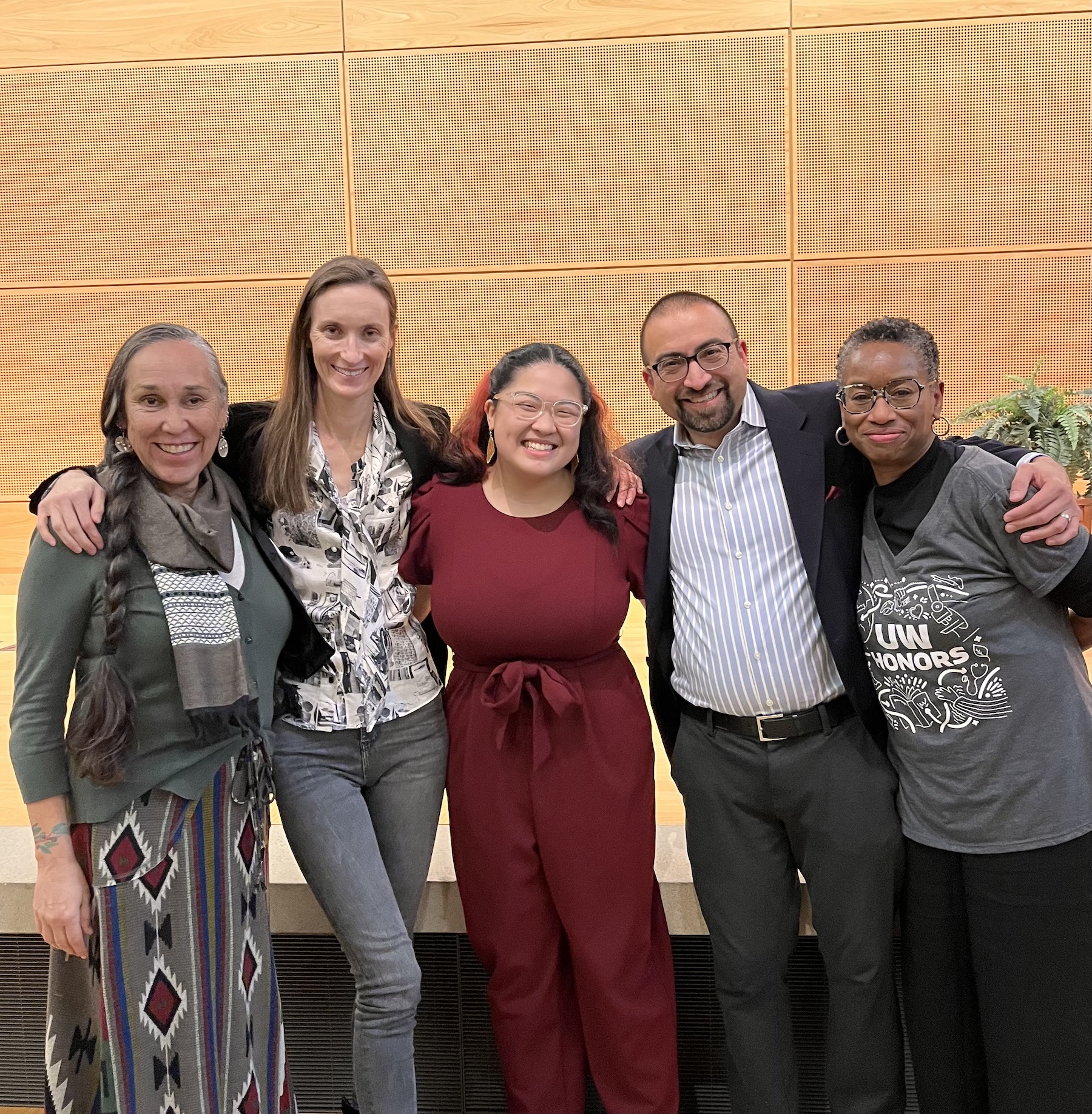 photo of all "Ways of Knowing" speakers at the event