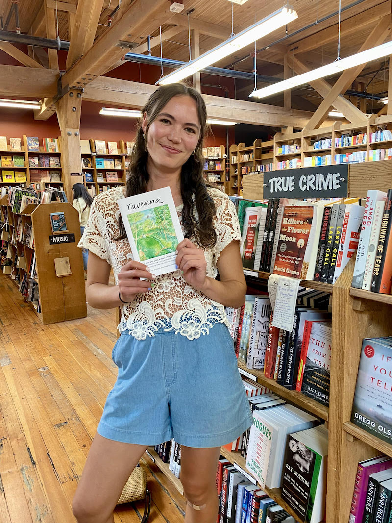 photo of Jayna in Elliot Bay Books