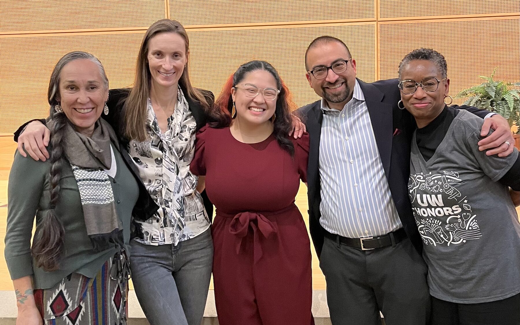 photo of all "Ways of Knowing" speakers at the event